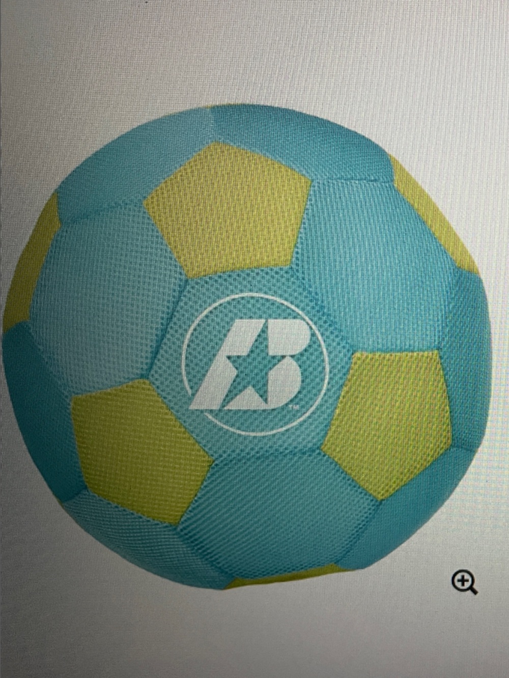 Blue & Yellow Kids Giant Soccer Ball